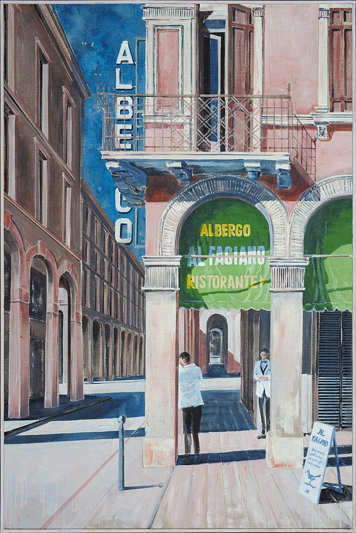 Al Fagiano — 2024, Acryl auf Leinwand, 152 × 102 cm