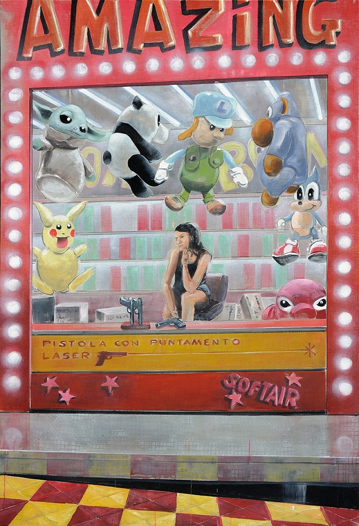 Amazing — 2024, Acryl auf Leinwand, 180 × 120 cm
