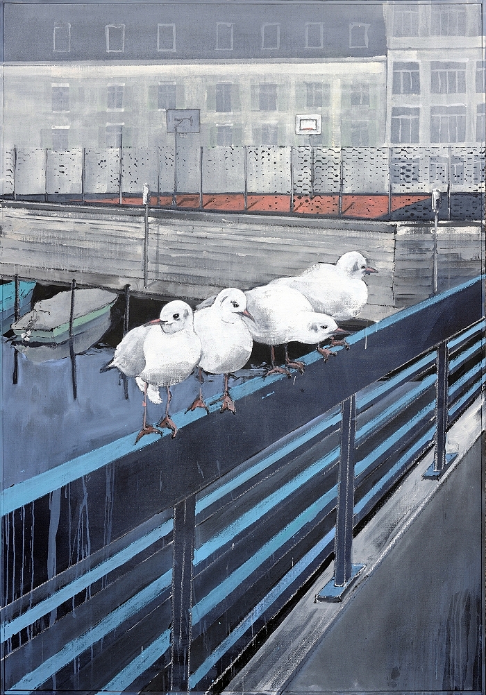 Bärenbrüggli — 2020, Acryl auf Leinwand, 180 × 120 cm