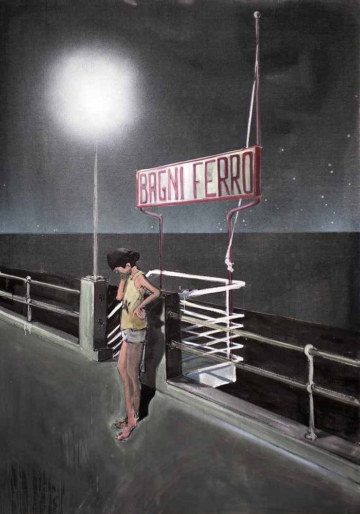 Bagni Ferro — 2019, Acryl auf Leinwand, 180 × 120 cm