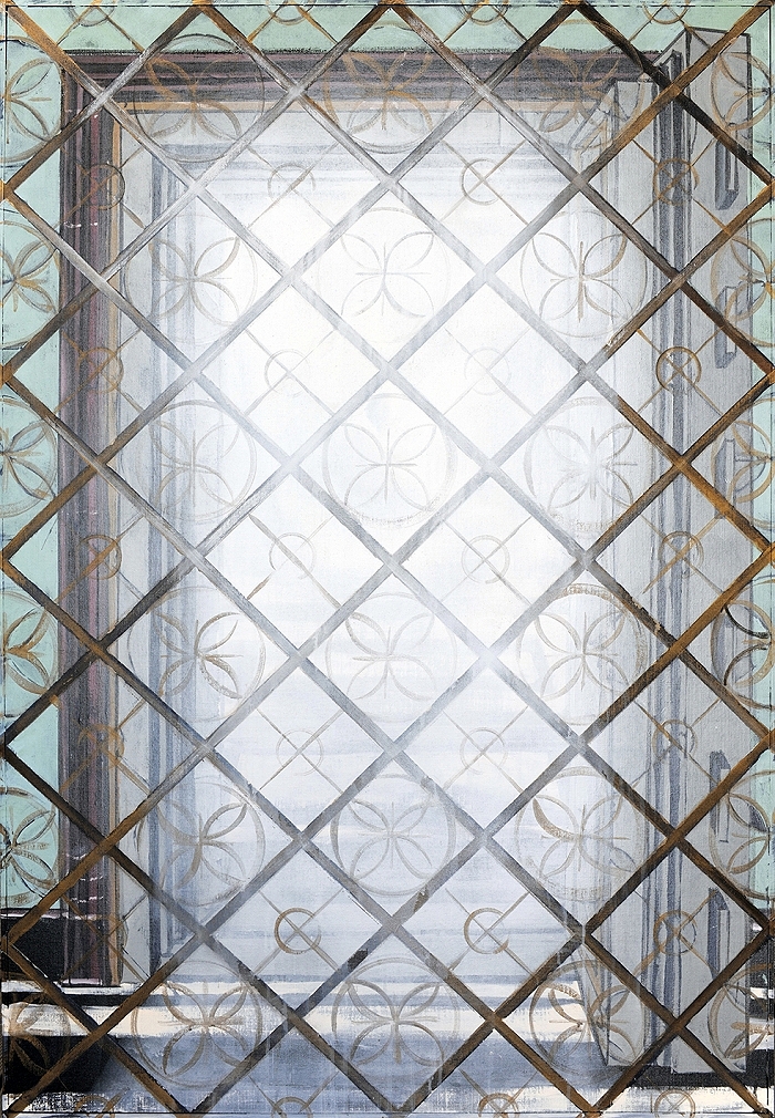 Bahnhofstrasse 53 — 2020, Acryl auf Leinwand, 180 × 120 cm