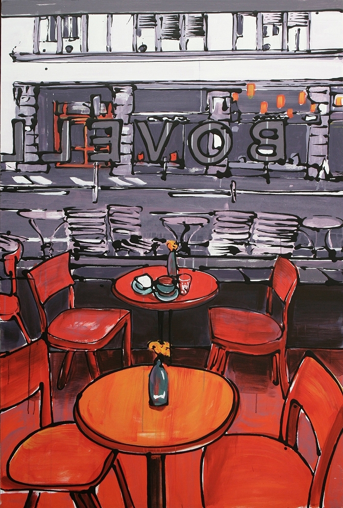 Bovelli — 2015, Acryl auf Leinwand, 180 × 120 cm