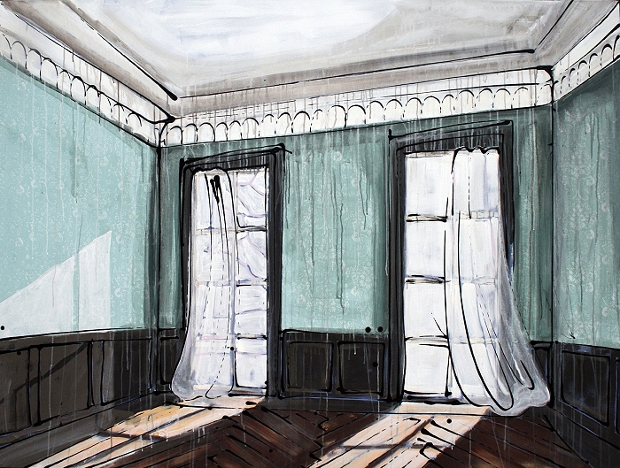 Giulia — 2015, Acryl auf Leinwand, 180 × 120 cm