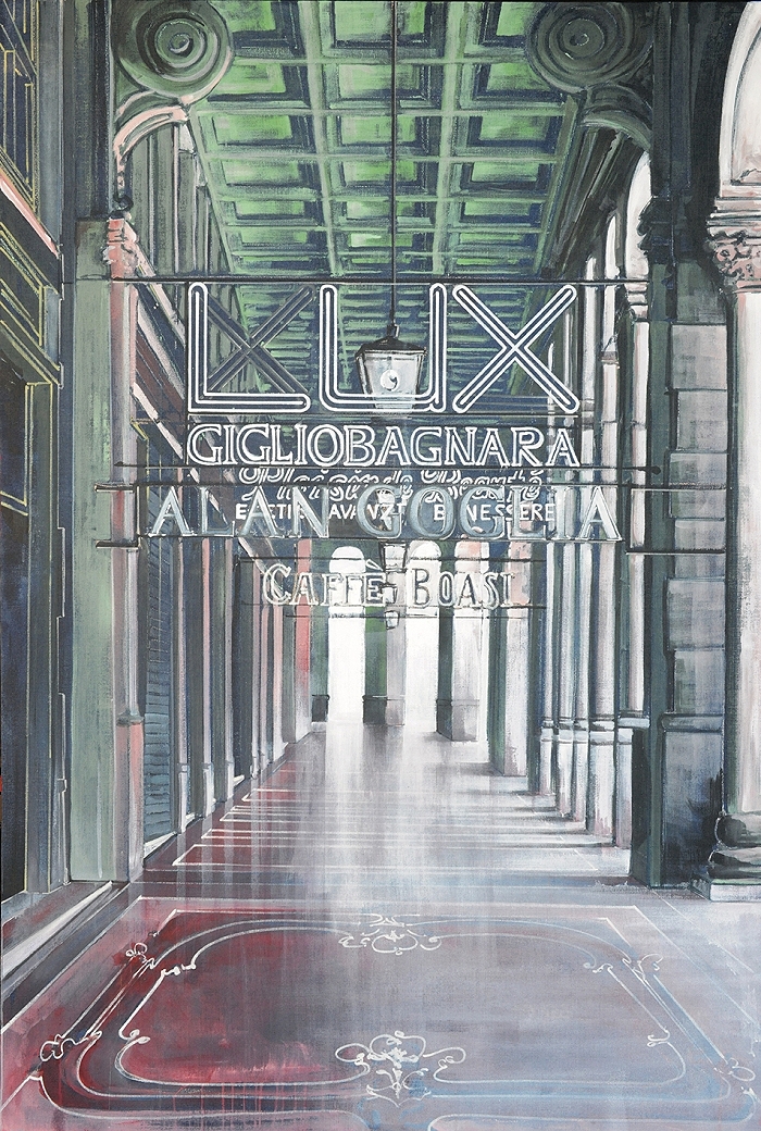LUX — 2021, Acryl auf Leinwand, 180 × 120 cm