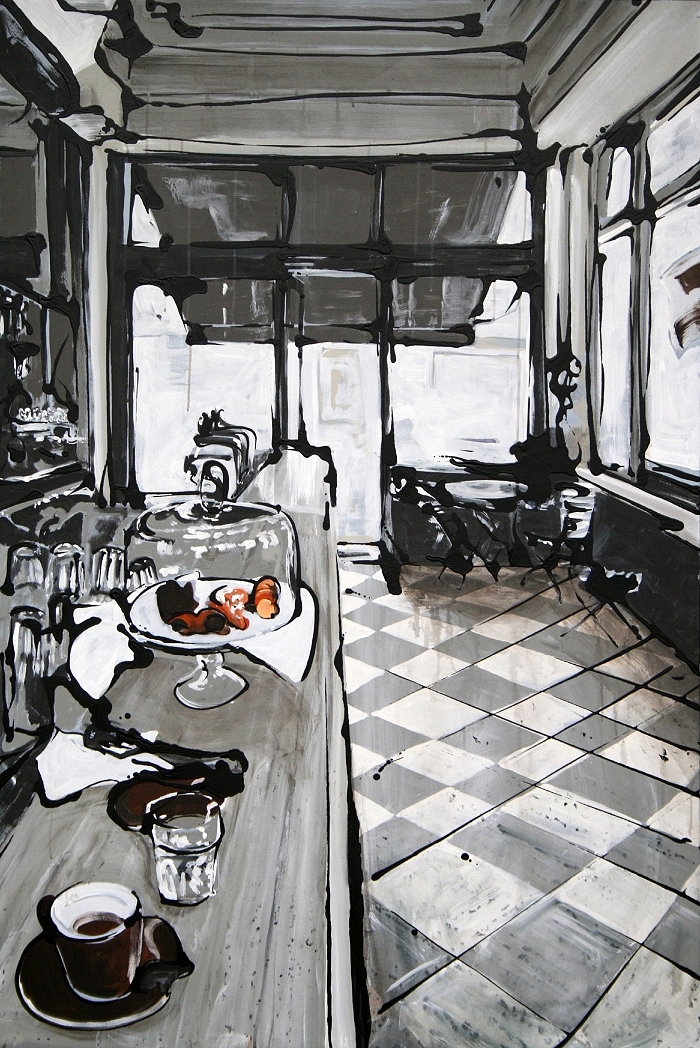 La Stanza — 2015, Acryl auf Leinwand, 180 × 120 cm