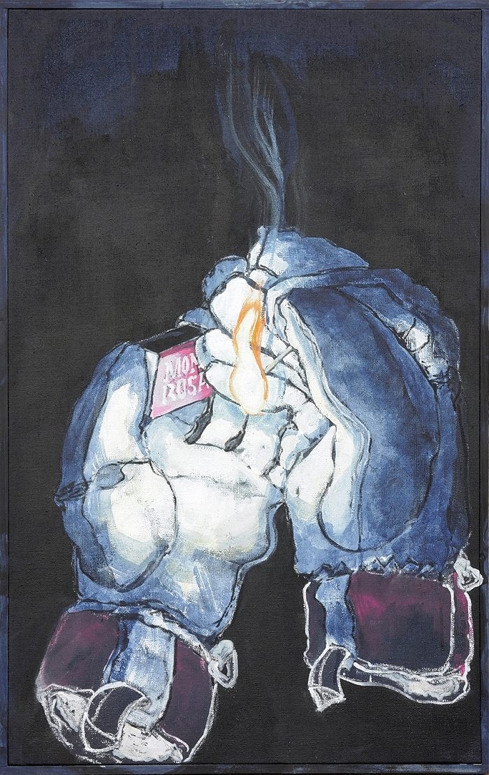 Monte Rosa — 2021, Acryl auf Leinwand, 82 × 52 cm