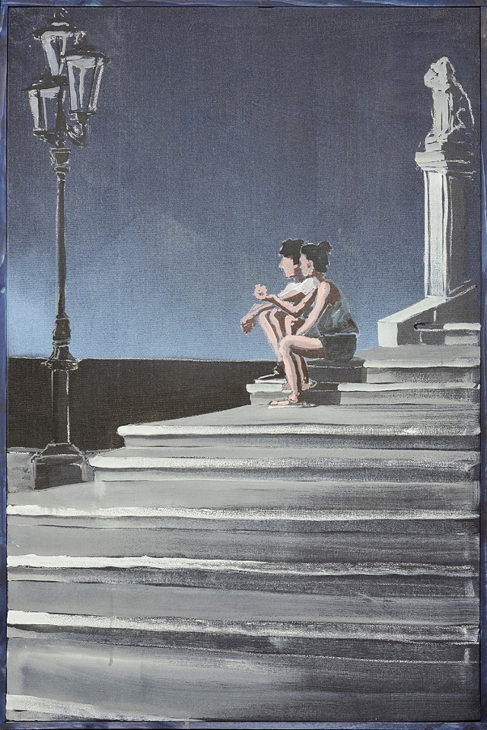 Ponte di Vigo — 2020, Acryl auf Leinwand, 102 × 67 cm