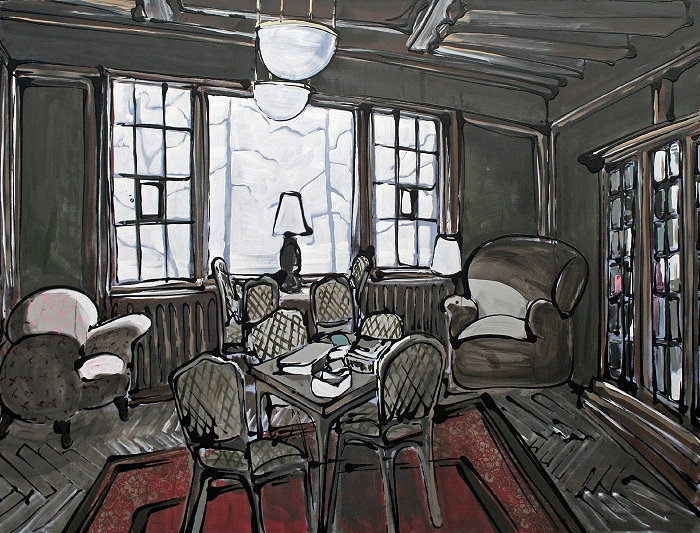 Sils — 2015, Acryl auf Leinwand, 152 × 200 cm