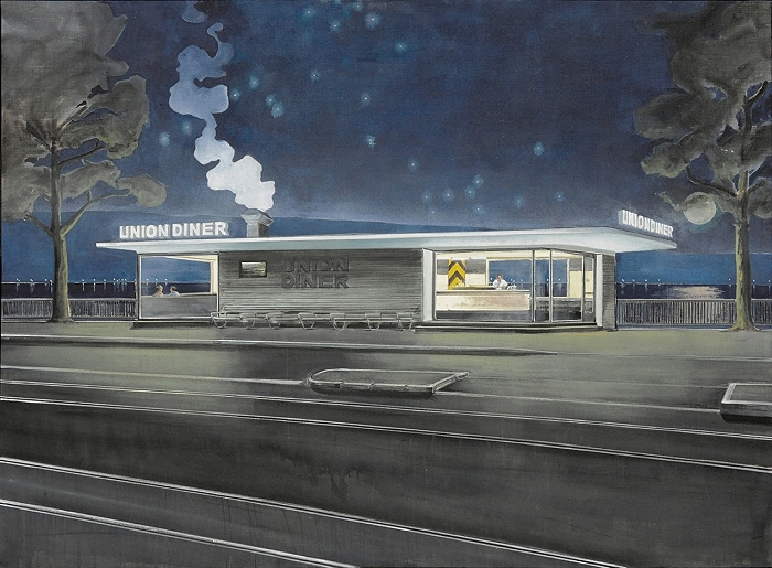 Union Diner — 2023, Acryl auf Leinwand, 180 × 240 cm
