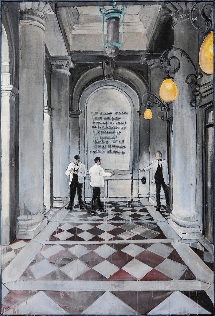 Vittorio Emanuele — 2020, Acryl auf Leinwand, 202 × 135 cm