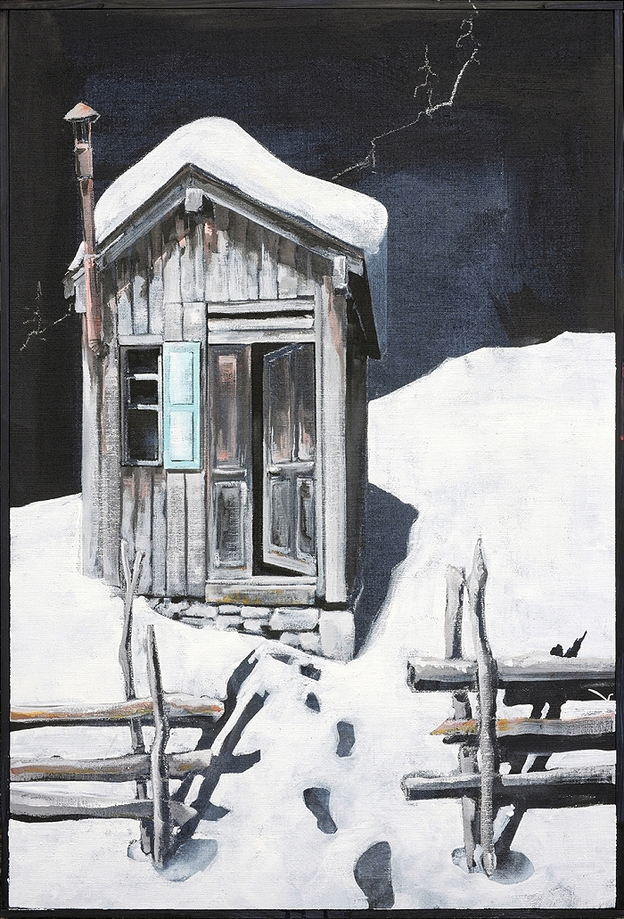 Wildi — 2021, Acryl auf Leinwand, 102 × 68 cm